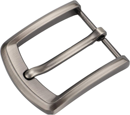 Mcfanbe 1.5 Inches (38-40 Mm) Belt Buckle Single Prong Square Replacement Buckle for Men Women Belt Apparel & Accessories > Clothing Accessories > Belt Buckles McFanBe Grey08  