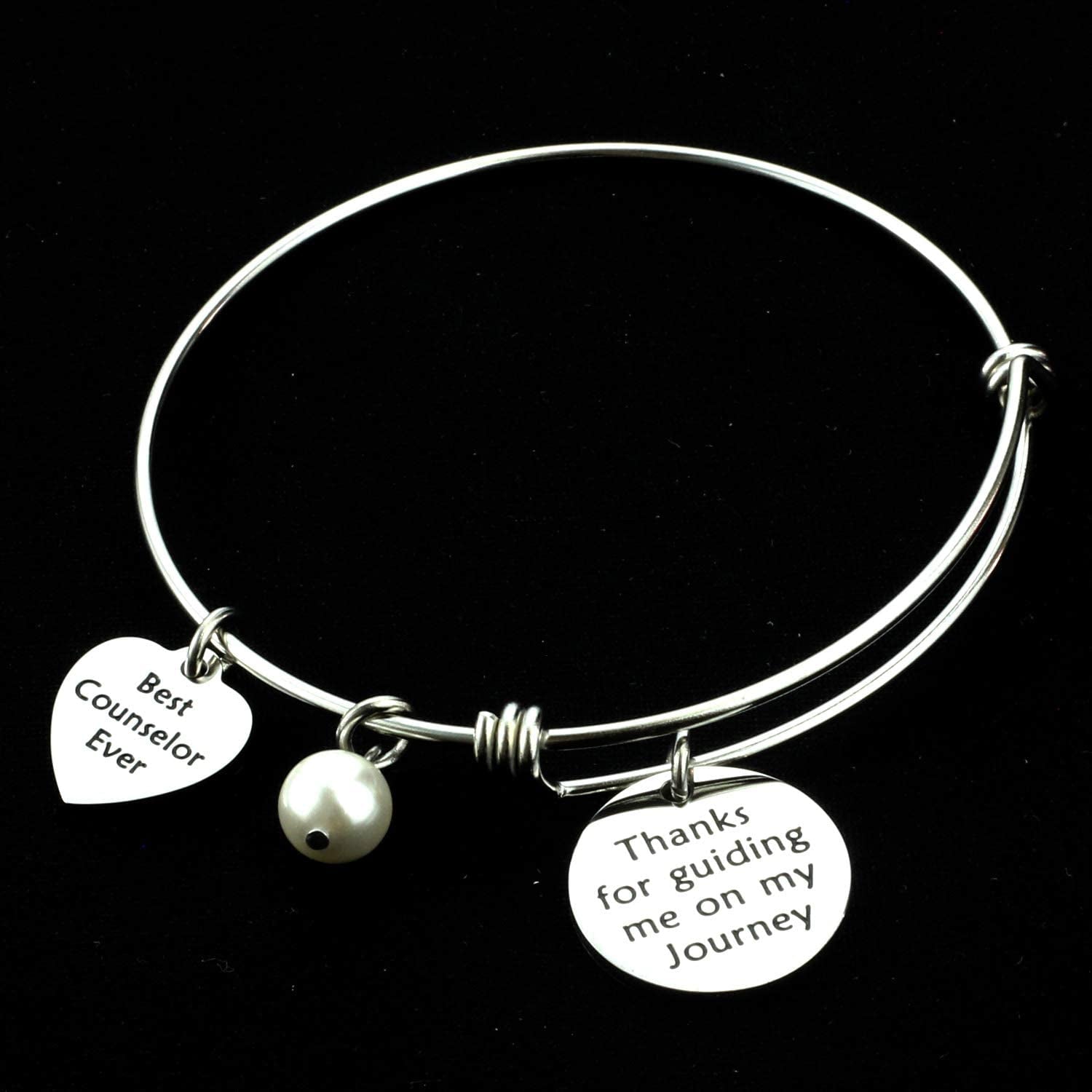 Kivosliviz Counselor Gifts Thank You Gifts for Counselors Best Counselor Ever School Counselor Jewelry Apparel & Accessories > Jewelry > Bracelets Anrrion   