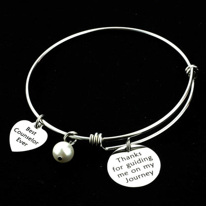 Kivosliviz Counselor Gifts Thank You Gifts for Counselors Best Counselor Ever School Counselor Jewelry Apparel & Accessories > Jewelry > Bracelets Anrrion   