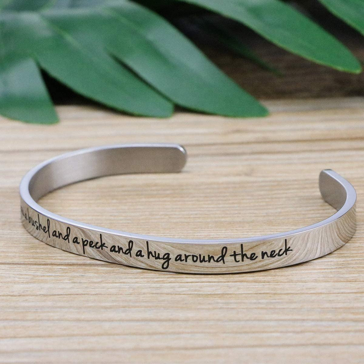 Awegift Memorial Jewelry Remembrance Loss of Mom Dad Father Mother Necklace Bracelet Sympathy Gift Apparel & Accessories > Jewelry > Bracelets Awegift   