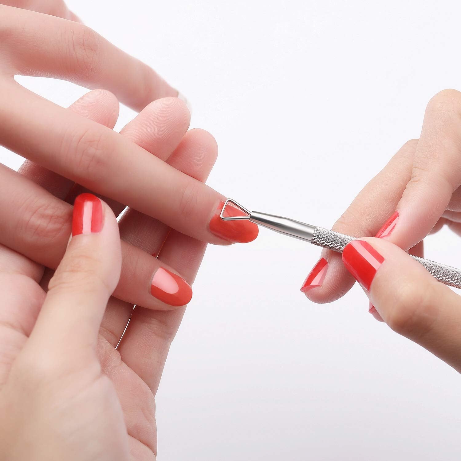Cuticle Trimmer with Cuticle Pusher -YINYIN Cuticle Remover Cuticle Nippers Professional Stainless Steel Cuticle Pusher and Cutter Clippers Durable Pedicure Manicure Tools for Fingernails and Toenails Health & Beauty > Personal Care > Cosmetics > Cosmetic Tools > Nail Tools YINYIN   