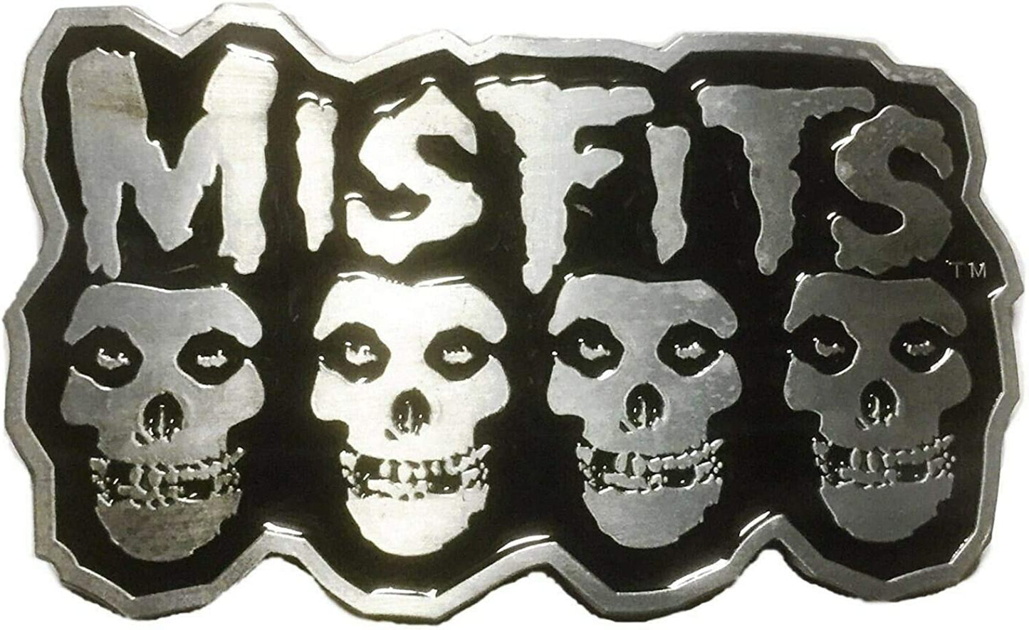 Misfits Rock Band Name Logo Metal Enamel Belt Buckle Apparel & Accessories > Clothing Accessories > Belt Buckles Misfits   