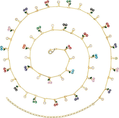 TOBENY 27.5/33.5/40 Inches Waist Belly Chains for the Waist for Women 14K Gold Plated Belly Chains for Women plus Size Body Chain for Women Teens Apparel & Accessories > Jewelry > Body Jewelry TOBENY L 39.3 Inches 