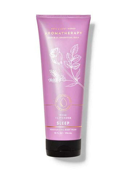 Bath and Body Works Aromatherapy NEW ROSE LAVENDER Deluxe Gift Set - Body Wash Foam Bath - Pillow and Body Mist - Moisturizing Body Wash & Body Cream - Full Size Health & Beauty > Personal Care > Cosmetics > Bath & Body Bath & Body Works   