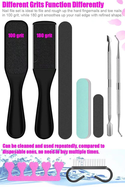Professional Pedicure Tools Set, 23 in 1 Stainless Steel Foot Care Kit Foot Rasp Dead Skin Remover Pedicure Kit for Men Women Salon or Home Best Gift Health & Beauty > Personal Care > Foot Care Gearmatte   