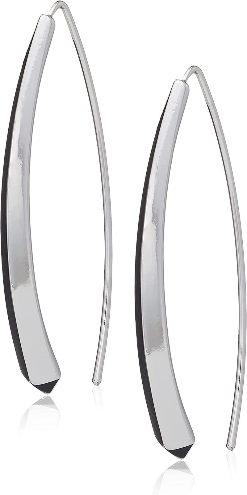 Nine West Classics Apparel & Accessories > Jewelry > Earrings KYLIE MAX Silver EDGE THREADER 