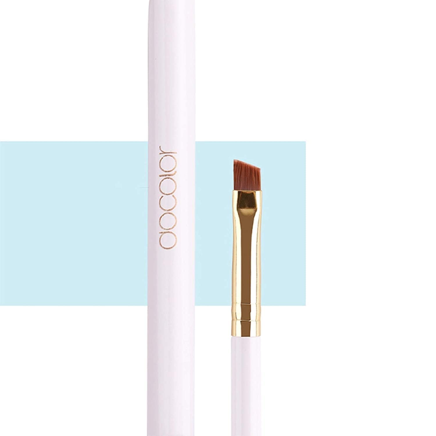5Pcs Docolor Duo Eyebrow Brush, Professional Eye Makeup Tool, Eyeshadow Brush and Spoolie Brush White Health & Beauty > Personal Care > Cosmetics > Cosmetic Tools > Makeup Tools Docolor   