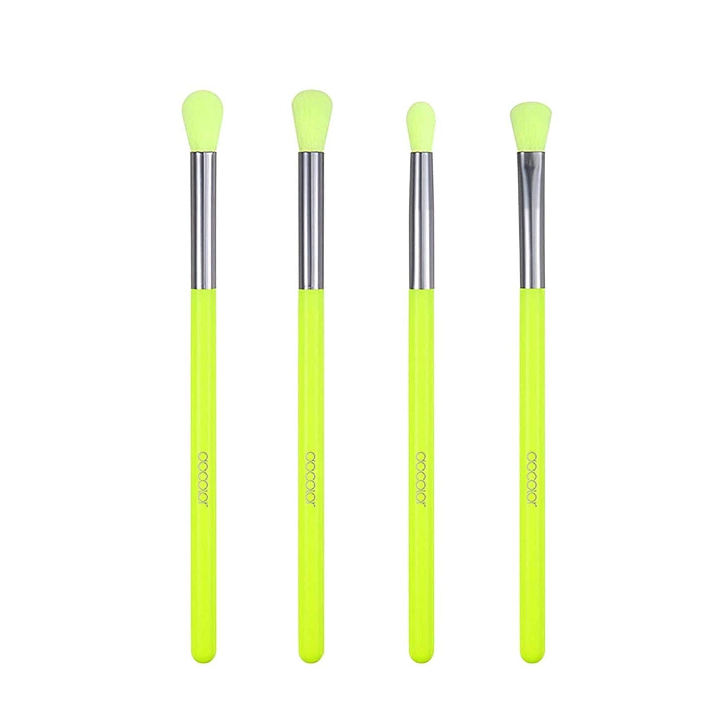 5Pcs Docolor Duo Eyebrow Brush, Professional Eye Makeup Tool, Eyeshadow Brush and Spoolie Brush White Health & Beauty > Personal Care > Cosmetics > Cosmetic Tools > Makeup Tools Docolor green  