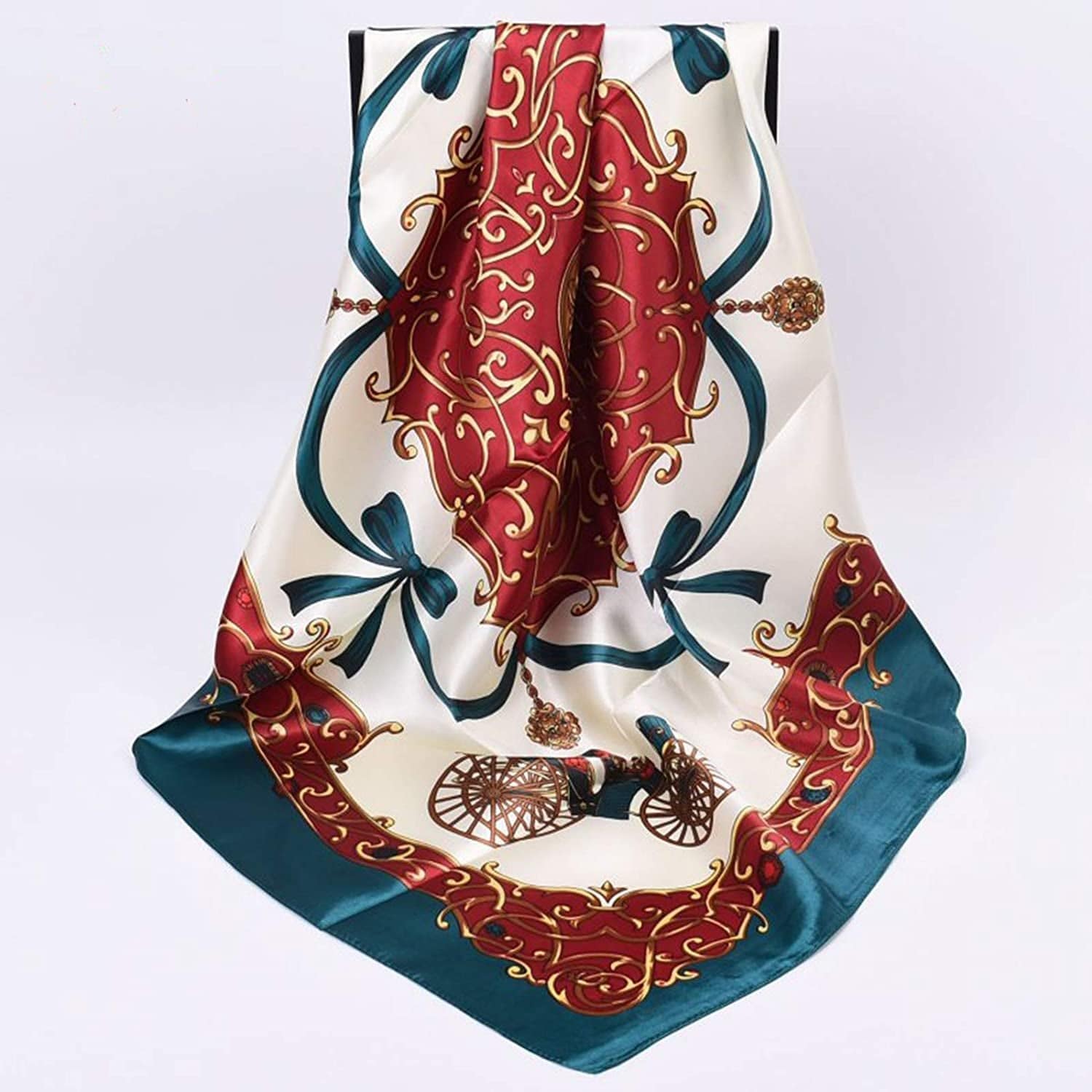5PCS Large Satin Head Scarves - Silk Square like Neck Scarf Hair Wraps Headscarf for Sleeping Head Scarf Bundle 35 Inch Apparel & Accessories > Clothing Accessories > Bandanas & Headties Stlvoll   