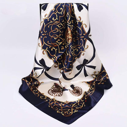 5PCS Large Satin Head Scarves - Silk Square like Neck Scarf Hair Wraps Headscarf for Sleeping Head Scarf Bundle 35 Inch Apparel & Accessories > Clothing Accessories > Bandanas & Headties Stlvoll   