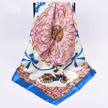 5PCS Large Satin Head Scarves - Silk Square like Neck Scarf Hair Wraps Headscarf for Sleeping Head Scarf Bundle 35 Inch Apparel & Accessories > Clothing Accessories > Bandanas & Headties Stlvoll   