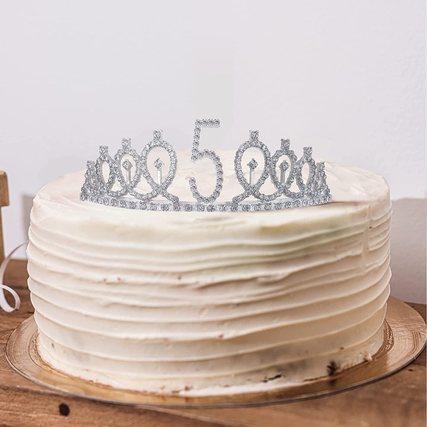 5Th Birthday Sash and Tiara for Girls - Fabulous Glitter Sash + Loops Rhinestone Silver Premium Metal Tiara for Girls, 5Th Birthday Gifts for Princess Party Apparel & Accessories > Clothing Accessories > Sashes EBE EmmasbyEmma   