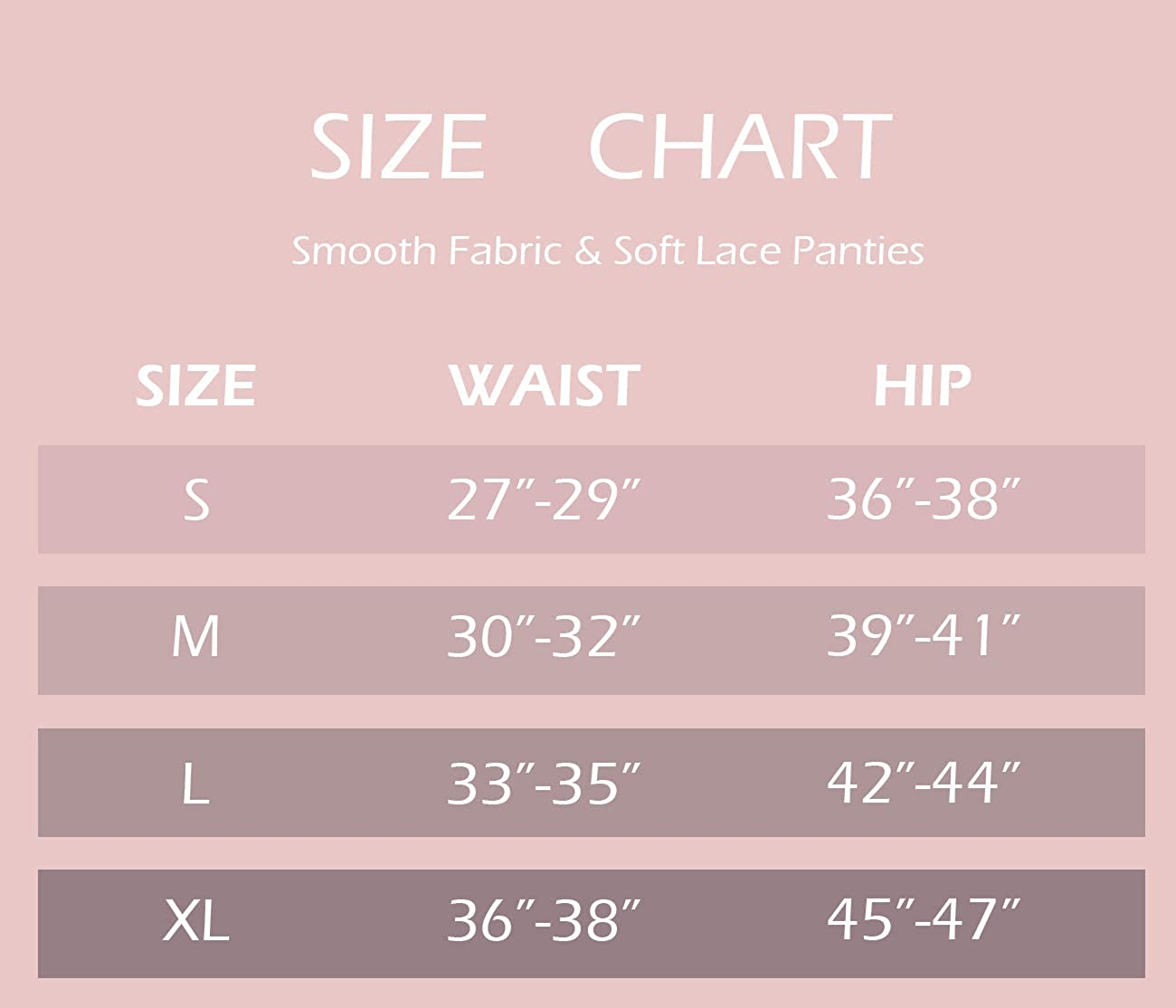 6 Pack Cheeky Underwear for Women,Hokemp Soft Stretch Briefs Low Rise Lace Bikini Panties Apparel & Accessories > Clothing > Underwear & Socks > Underwear HOKEMP   