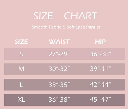 6 Pack Cheeky Underwear for Women,Hokemp Soft Stretch Briefs Low Rise Lace Bikini Panties Apparel & Accessories > Clothing > Underwear & Socks > Underwear HOKEMP   