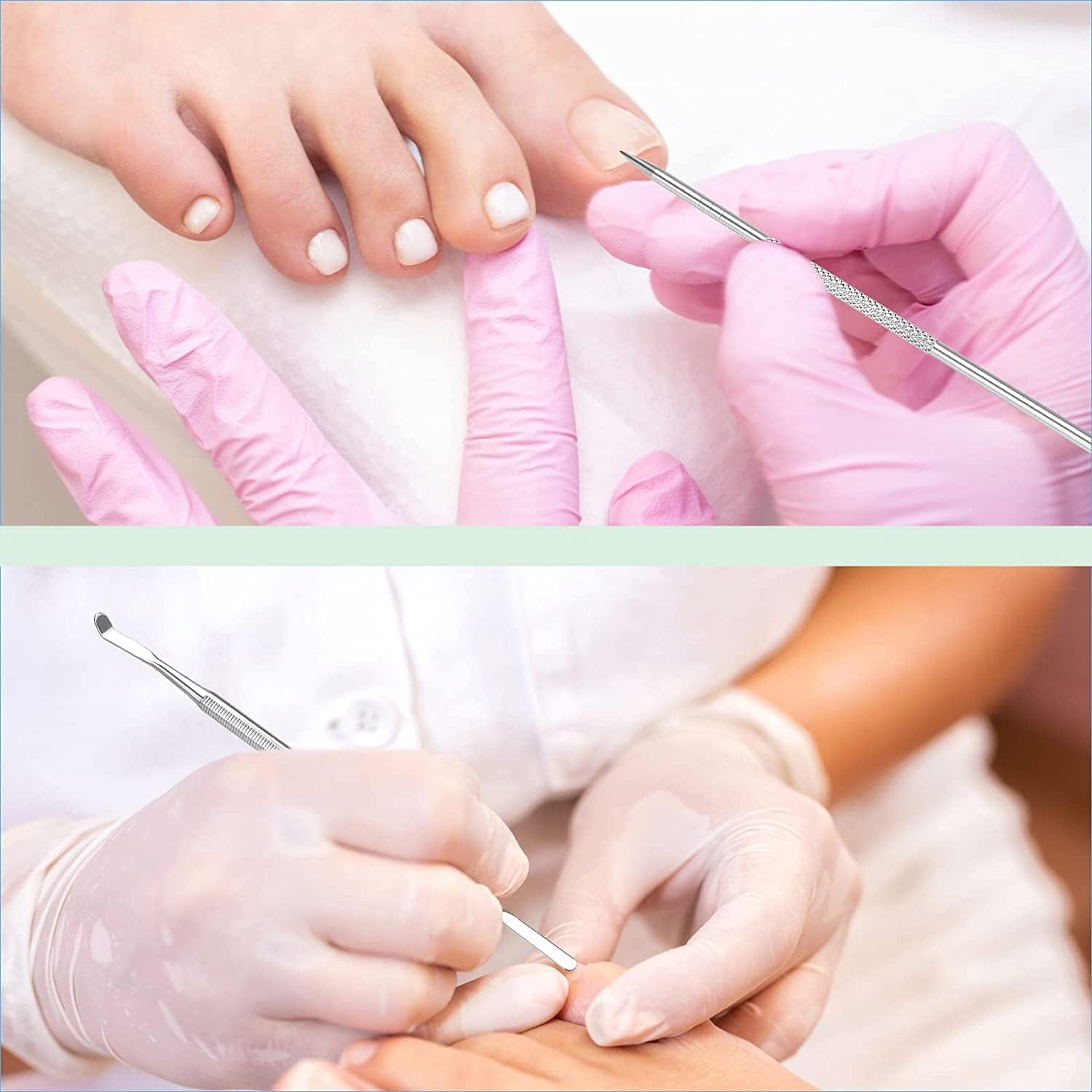 6-Pack Ingrown Toenail File and Lifters, Professional Surgical Stainless Steel Ingrown Toenail Removal Tool Kit, Manicure Treatment Pedicure Nail Correction Polish Pain under Sidewall Cleaner Relief Health & Beauty > Personal Care > Cosmetics > Cosmetic Tools > Nail Tools KuanStore   