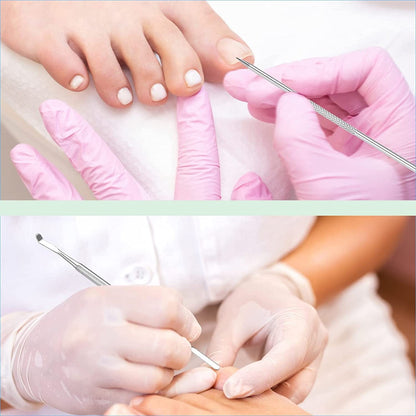 6-Pack Ingrown Toenail File and Lifters, Professional Surgical Stainless Steel Ingrown Toenail Removal Tool Kit, Manicure Treatment Pedicure Nail Correction Polish Pain under Sidewall Cleaner Relief Health & Beauty > Personal Care > Cosmetics > Cosmetic Tools > Nail Tools KuanStore   