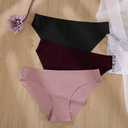 6 Pack Women’S Seamless Hipster Underwear No Show Panties Invisibles Briefs Soft Stretch Bikini Underwears XS-XL Apparel & Accessories > Clothing > Underwear & Socks > Underwear KYLIE MAX   