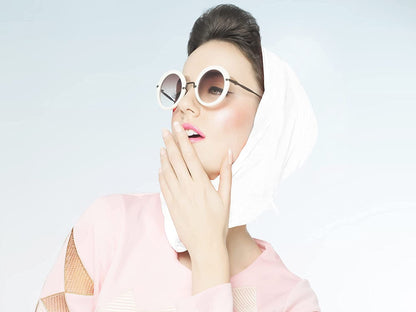6 Pcs Women Scarf Soft Chiffon Shawl Travel Sunscreen Wrap Scarf Multicolor Apparel & Accessories > Clothing Accessories > Scarves & Shawls Hulless   