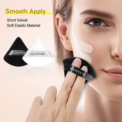 6 Pieces Powder Puff Face Makeup Velour Soft Triangle Powder Puffs - for Loose Powder Mineral Powder Body Powder Wet Dry Cosmetic Foundation Sponge Makeup Tool Health & Beauty > Personal Care > Cosmetics > Cosmetic Tools > Makeup Tools BLAAROOM   