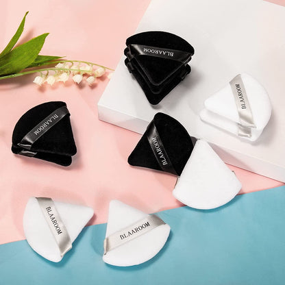 6 Pieces Powder Puff Face Makeup Velour Soft Triangle Powder Puffs - for Loose Powder Mineral Powder Body Powder Wet Dry Cosmetic Foundation Sponge Makeup Tool Health & Beauty > Personal Care > Cosmetics > Cosmetic Tools > Makeup Tools BLAAROOM   