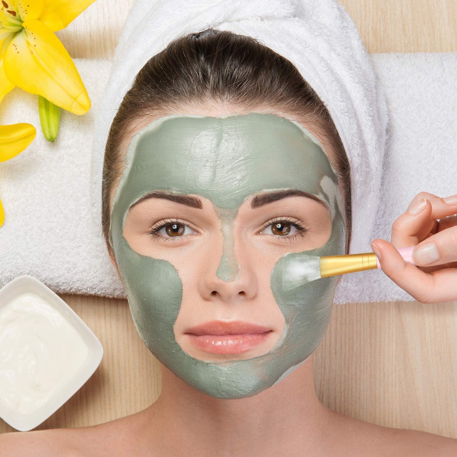 6 Pieces Silicone Face Mask Brushes Soft Facial Clay Mud Mask Applicator Brush for Foundation, Cosmetic Mask, Body Lotion and Body Butter Beauty Tools Health & Beauty > Personal Care > Cosmetics > Cosmetic Tools > Makeup Tools Boao   