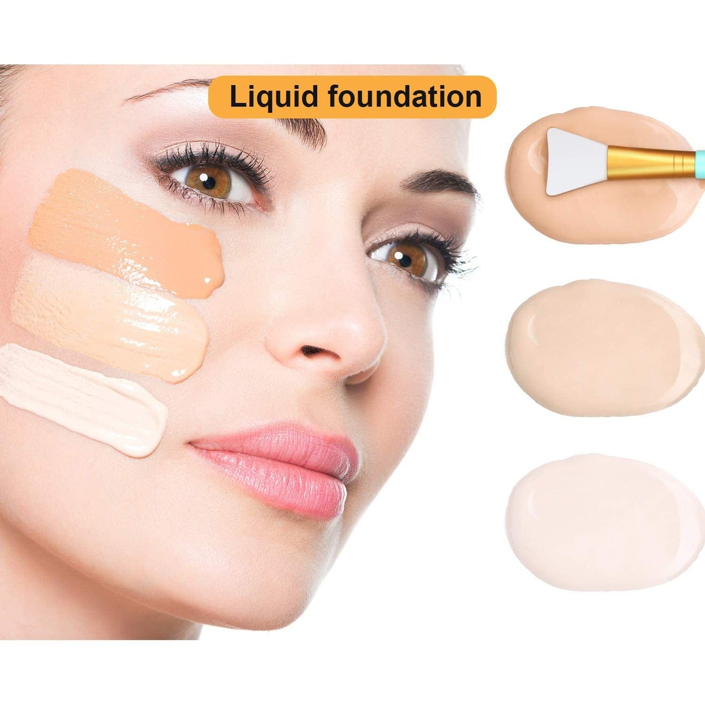 6 Pieces Silicone Face Mask Brushes Soft Facial Clay Mud Mask Applicator Brush for Foundation, Cosmetic Mask, Body Lotion and Body Butter Beauty Tools Health & Beauty > Personal Care > Cosmetics > Cosmetic Tools > Makeup Tools Boao   