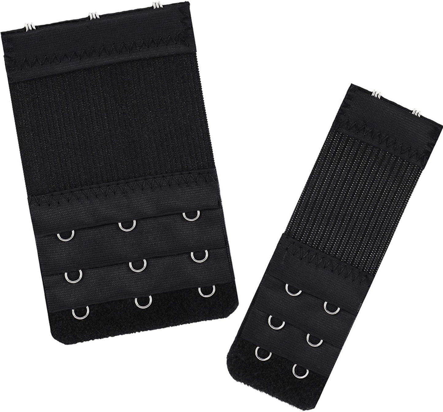 6 Pieces Women'S Bra Extenders Elastic Stretchy Bra Extension Strap, 3 Rows X 3 Hooks, 3 Rows X 2 Hooks (3 Rows X 3 Hooks, 3 Rows X 2 Hooks, Color Set 1)