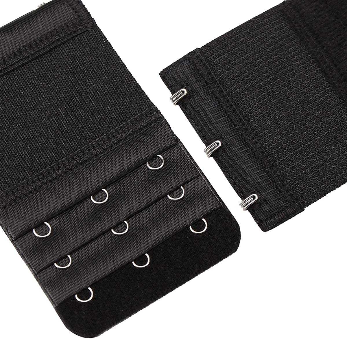 6 Pieces Women'S Soft Comfortable Elastic Bra Extenders Bra Extension Strap 2 Hook 3 Row Lady'S Bra Extender Bra Band