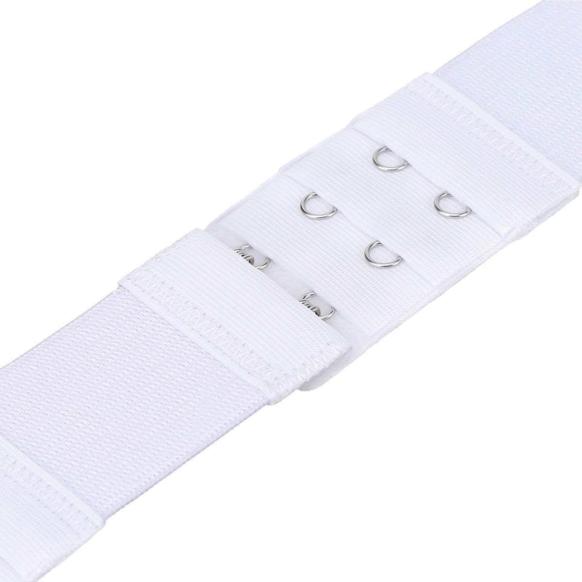 6 Pieces Women'S Soft Comfortable Elastic Bra Extenders Bra Extension Strap 2 Hook 3 Row Lady'S Bra Extender Bra Band
