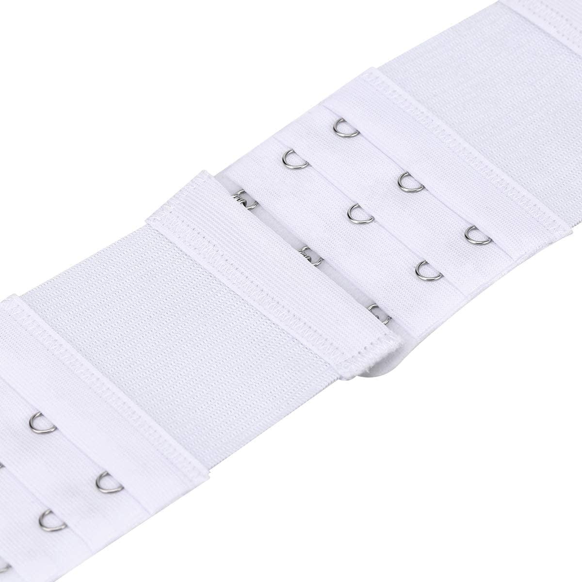 6 Pieces Women'S Soft Comfortable Elastic Bra Extenders Bra Extension Strap 3 Hook 3 Row Lady'S Bra Extender Bra Band