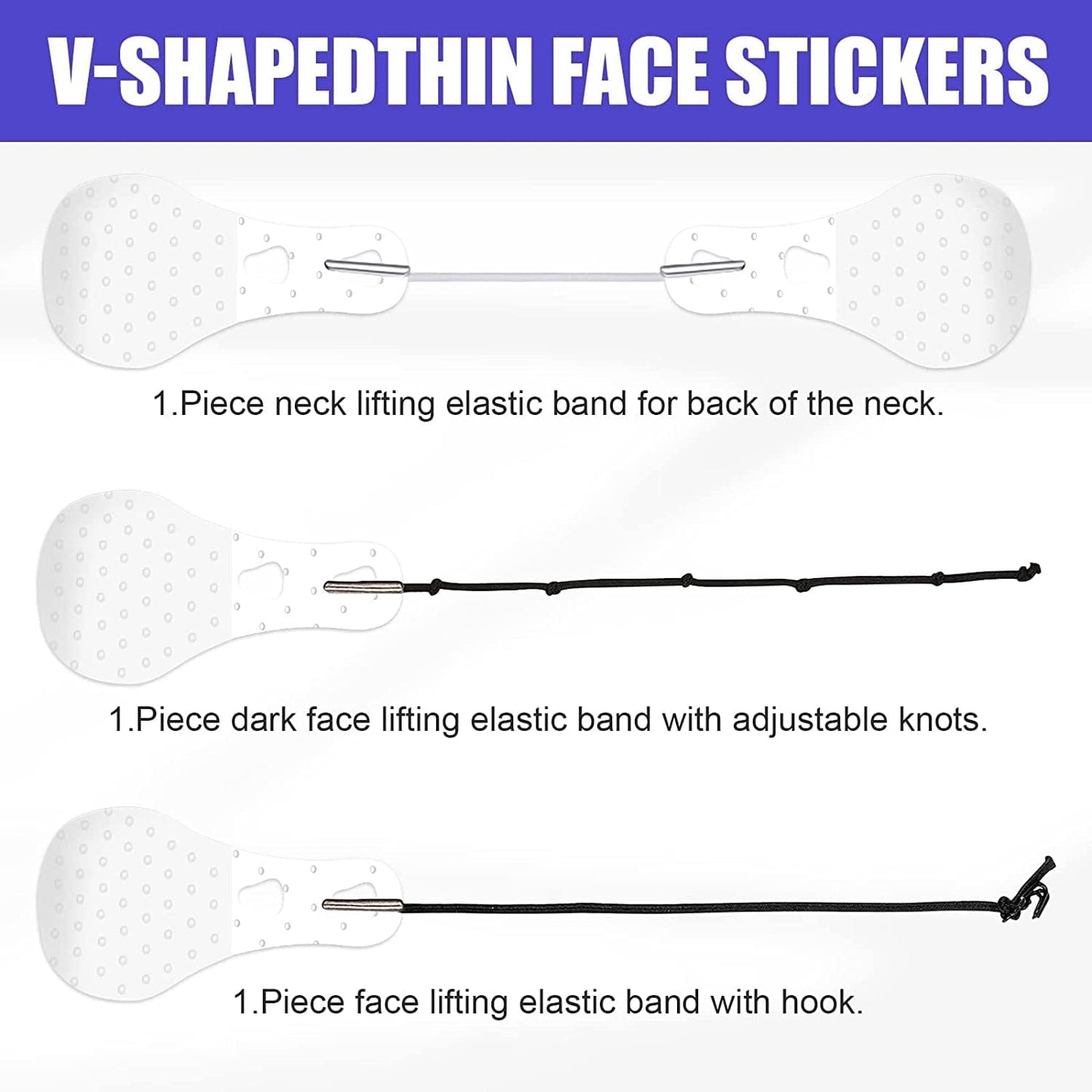 60 PCS Face Lift Tape, V-Line Face Tape Lifting Invisible, Face Lift Tools for Reducing Double Chin, Hiding Wrinkles and Lifting Saggy Skin Health & Beauty > Personal Care > Cosmetics > Cosmetic Tools > Skin Care Tools Feulover   