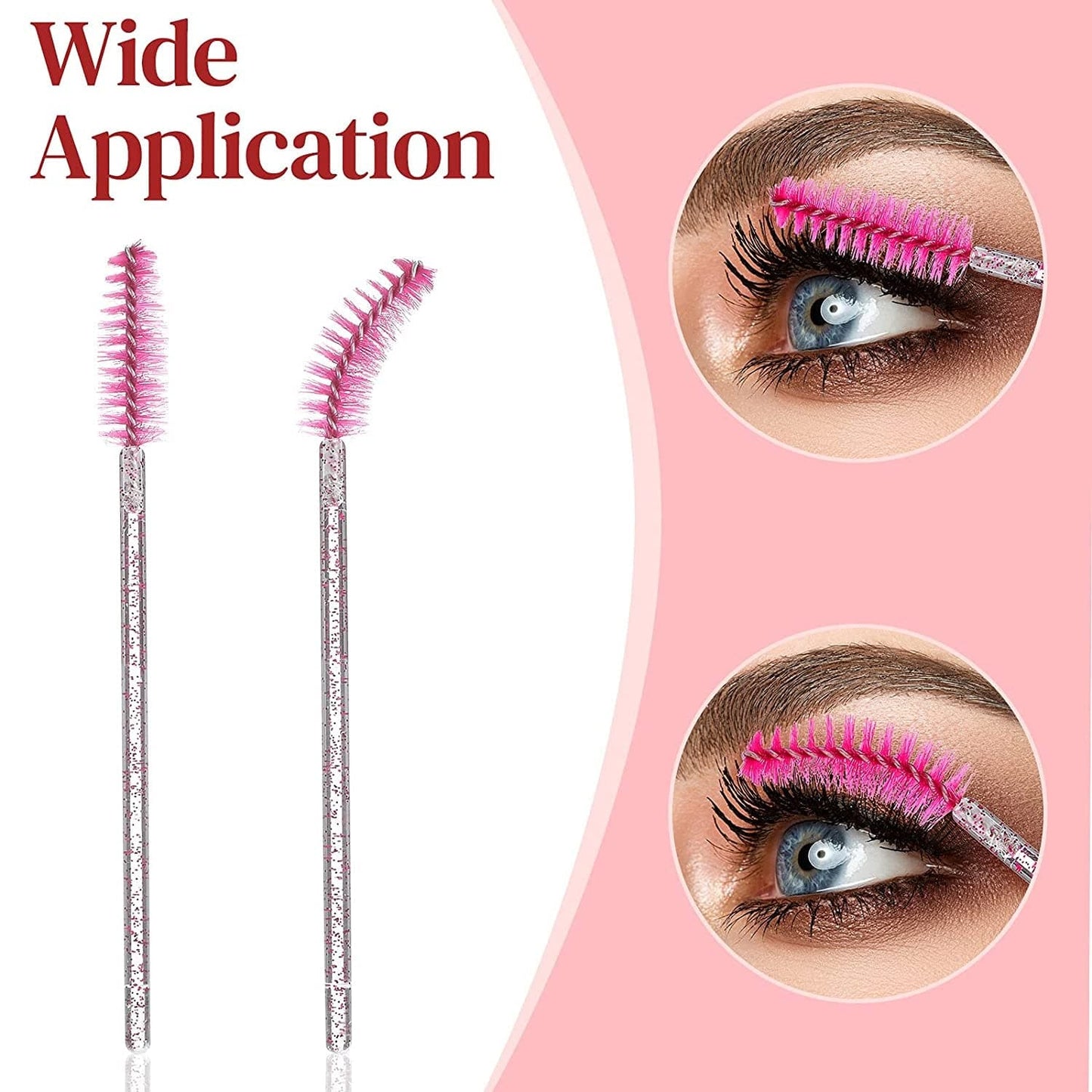 60 Pieces Disposable Mascara Wand Tube Set, 30 Diamond Empty Mascara Tube and 30 Crystal Eyelash Brush Spoolies Makeup Brush Eyebrow Applicator Tool for Lash Exention Supplies (Classic Style) Health & Beauty > Personal Care > Cosmetics > Cosmetic Tools > Makeup Tools Patelai   