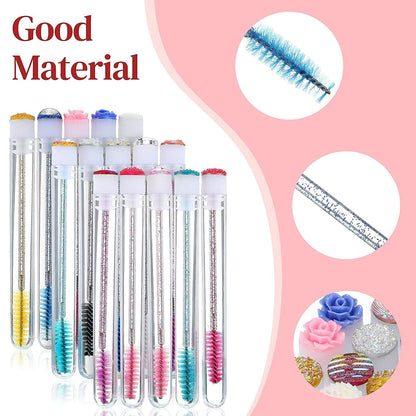 60 Pieces Disposable Mascara Wand Tube Set, 30 Diamond Empty Mascara Tube and 30 Crystal Eyelash Brush Spoolies Makeup Brush Eyebrow Applicator Tool for Lash Exention Supplies (Classic Style) Health & Beauty > Personal Care > Cosmetics > Cosmetic Tools > Makeup Tools Patelai   