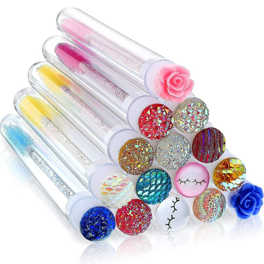 60 Pieces Disposable Mascara Wand Tube Set, 30 Diamond Empty Mascara Tube and 30 Crystal Eyelash Brush Spoolies Makeup Brush Eyebrow Applicator Tool for Lash Exention Supplies (Classic Style) Health & Beauty > Personal Care > Cosmetics > Cosmetic Tools > Makeup Tools Patelai   