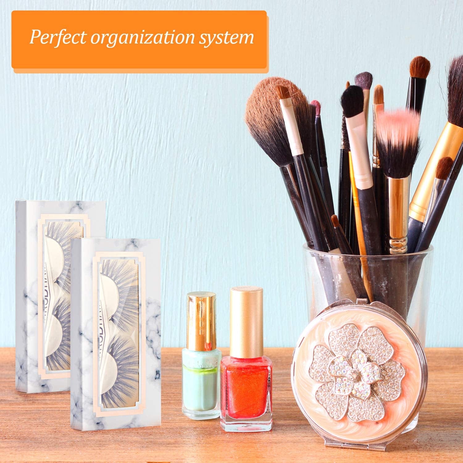 60 Pieces Empty Eyelash Case Soft Paper Lash Box Eyelash Packaging Box Marble Design Eyelashes Container for False Eyelash Care Cosmetic Tools Health & Beauty > Personal Care > Cosmetics > Cosmetic Tools > Makeup Tools Maitys   