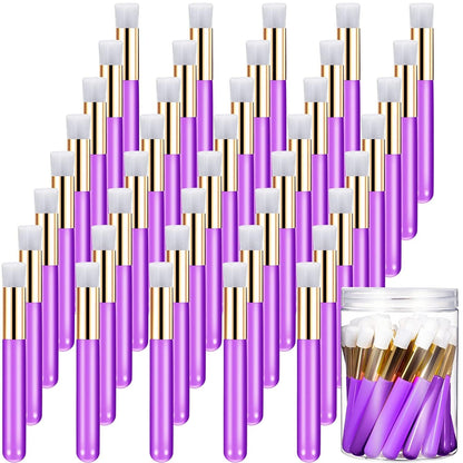 60 Pieces Lash Shampoo Brushes with Container, Eyelash Extension Cleansing Brush Nose Pore Cleaning Brush Peel off Blackhead Removing Tool Cosmetic Lash Cleanser Facial Cleansing Brushes (Pink) Health & Beauty > Personal Care > Cosmetics > Cosmetic Tools > Makeup Tools Patelai Purple  