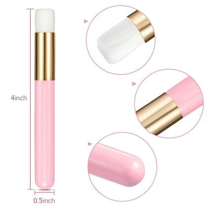 60 Pieces Lash Shampoo Brushes with Container, Eyelash Extension Cleansing Brush Nose Pore Cleaning Brush Peel off Blackhead Removing Tool Cosmetic Lash Cleanser Facial Cleansing Brushes (Pink) Health & Beauty > Personal Care > Cosmetics > Cosmetic Tools > Makeup Tools Patelai   