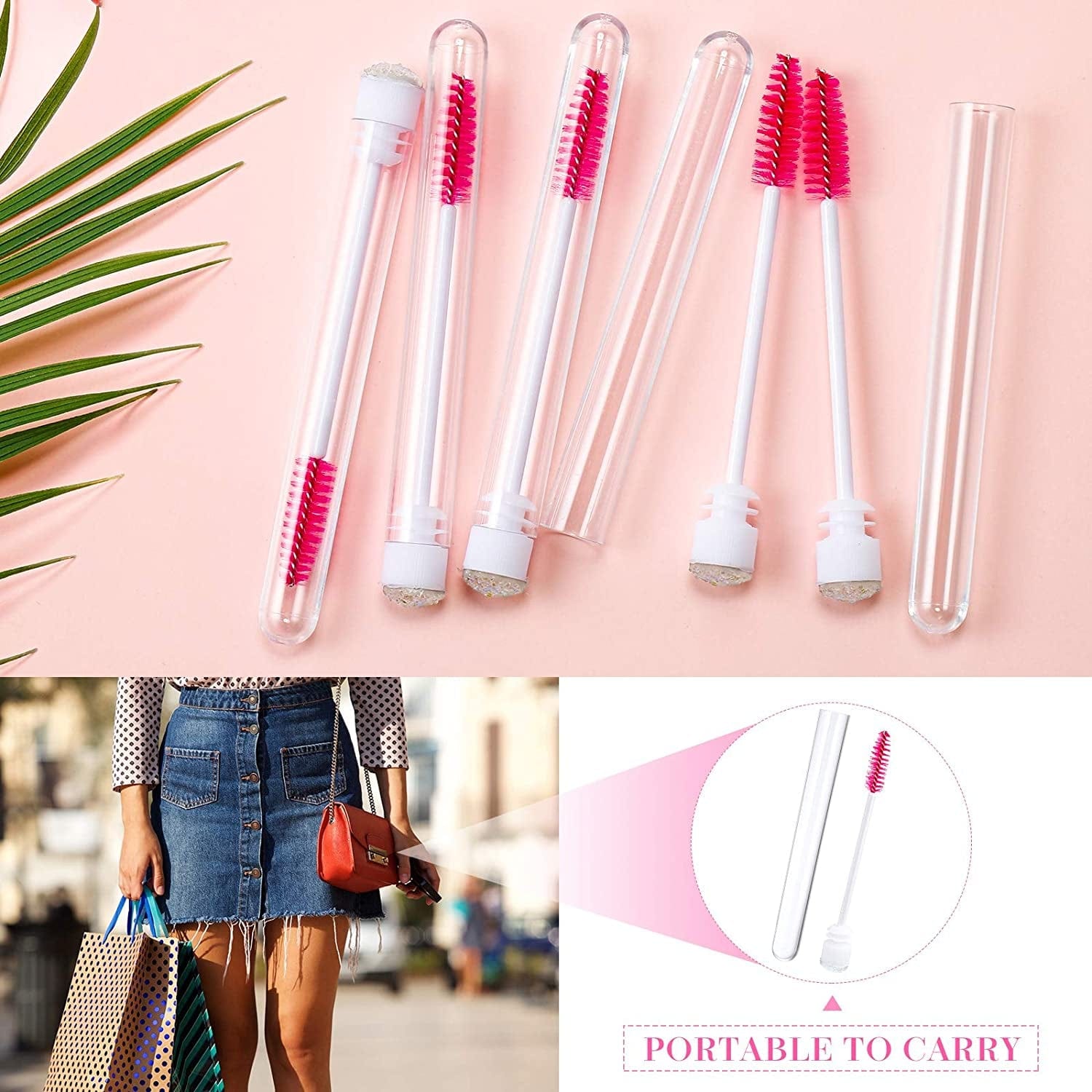 60 Pieces Mascara Wand Tube Set 30 Diamond Empty Eyelash Brush Tubes Spoolies 30 Mascara Wand Lash Extension Brushes Applicators Makeup Tools (110 Mm, Iridescent) Health & Beauty > Personal Care > Cosmetics > Cosmetic Tools > Makeup Tools Patelai   