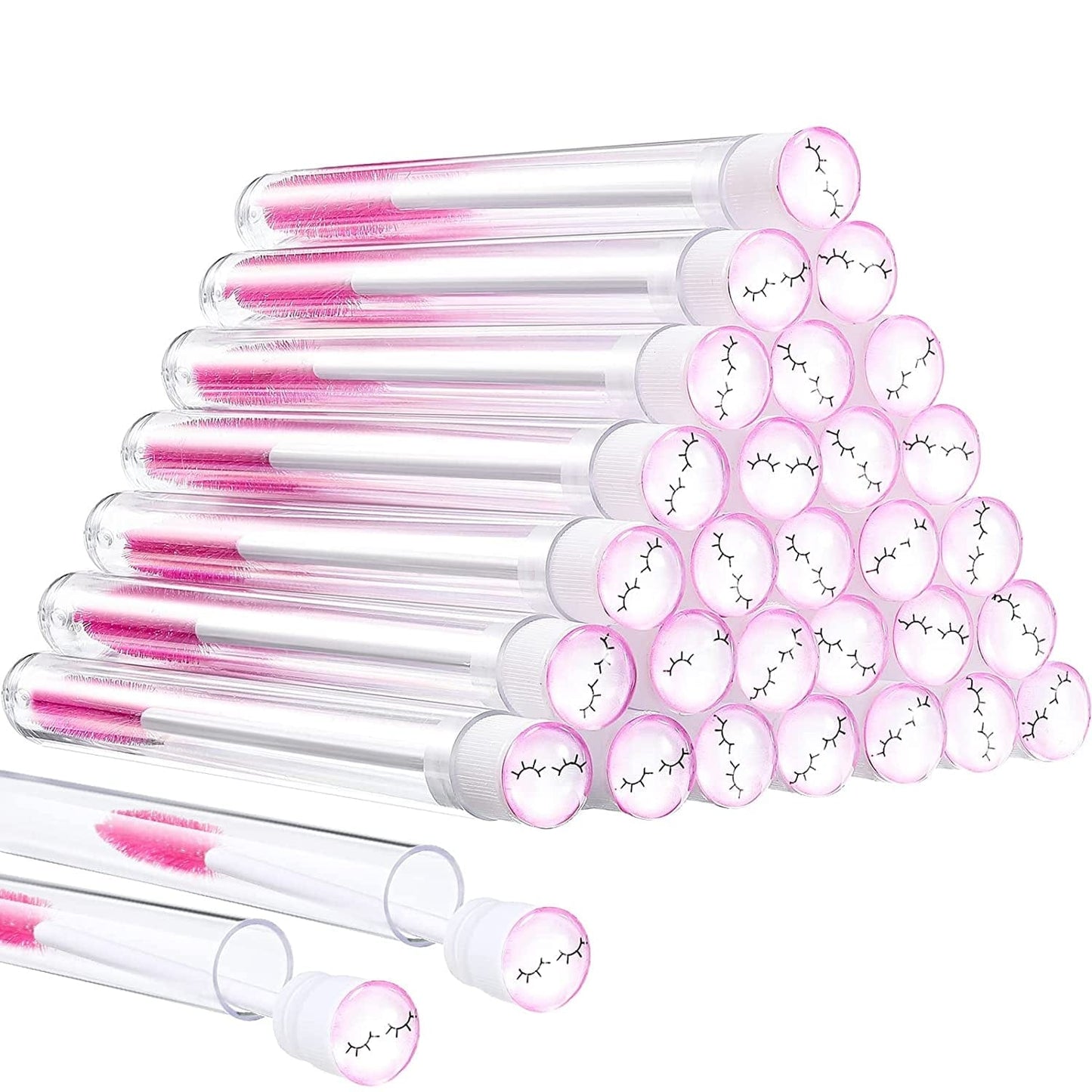 60 Pieces Mascara Wand Tube Set 30 Diamond Empty Eyelash Brush Tubes Spoolies 30 Mascara Wand Lash Extension Brushes Applicators Makeup Tools (110 Mm, Iridescent) Health & Beauty > Personal Care > Cosmetics > Cosmetic Tools > Makeup Tools Patelai Pink Lovely Style 