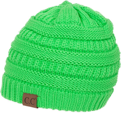 C.C Women'S Beanie Apparel & Accessories > Clothing Accessories > Hats C.C Neon Green One Size 