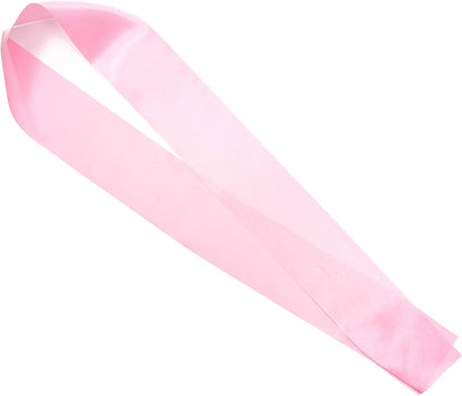 Blank Customizable Satin Sash (Pink, 8 Pack) Apparel & Accessories > Clothing Accessories > Sashes Juvale   