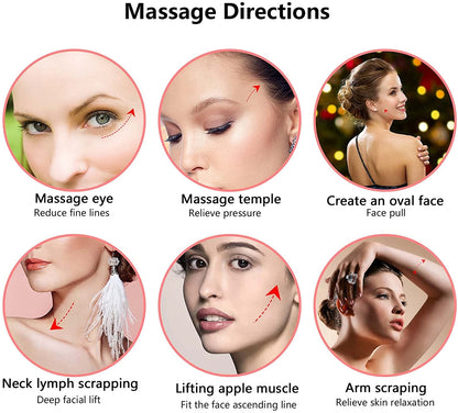 Gua Sha Facial Tools,Jade Gua Sha Massage Tool Comb Edge,Guasha Tool for Face, Gua Sha Stones for Body Muscle Relaxing Acupuncture Therapy… Health & Beauty > Personal Care > Cosmetics > Cosmetic Tools > Skin Care Tools WYGOAKG   