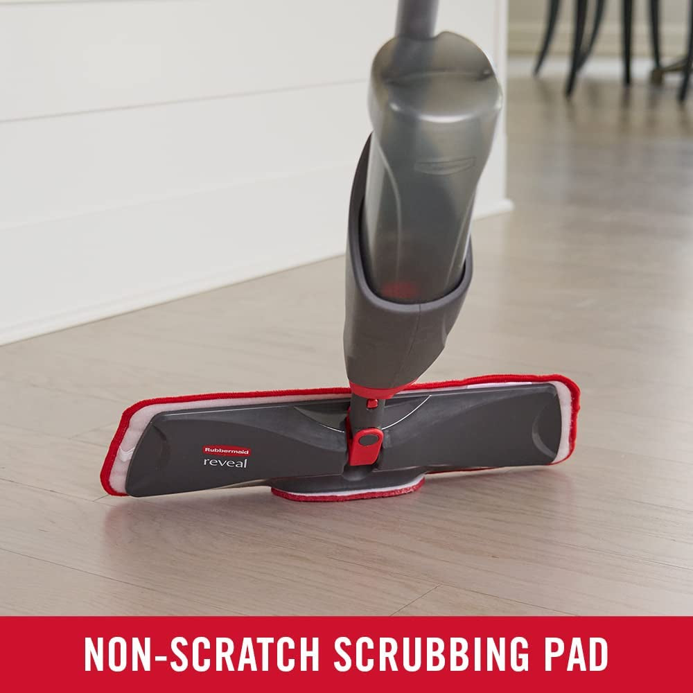 Rubbermaid Reveal Spray Microfiber Floor Mop Cleaning Kit for Laminate & Hardwood Floors, Spray Mop with Reusable Washable Pads, Commercial Mop Apparel & Accessories > Jewelry > Body Jewelry Rubbermaid   