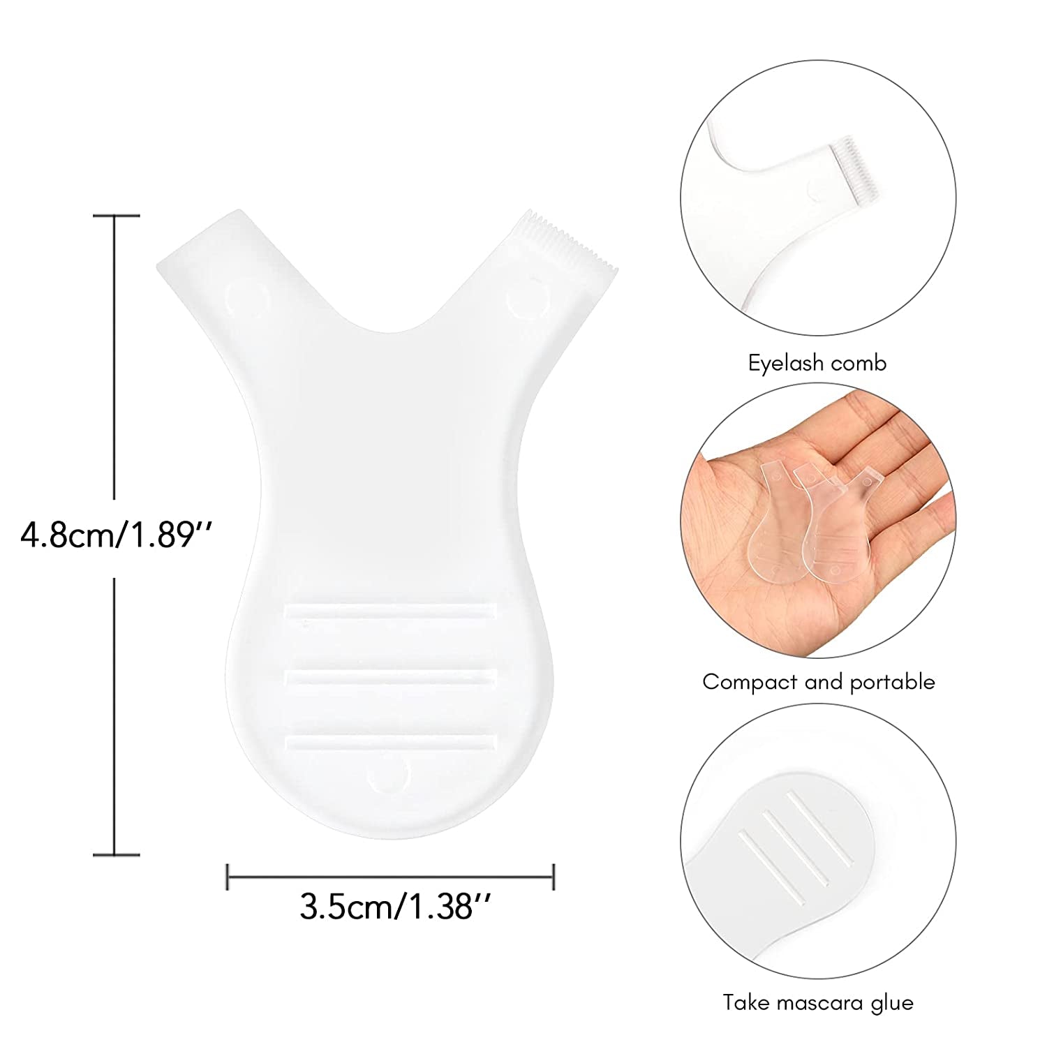 Eyelash Extension Lift Tools, 20PCS Y Shape Eyelash Brush Grafting Eyelashes Lash Lift Brush Makeup Beauty Tool for Eyelash Extension Clean Up(White) Health & Beauty > Personal Care > Cosmetics > Cosmetic Tools > Makeup Tools G2PLUS   