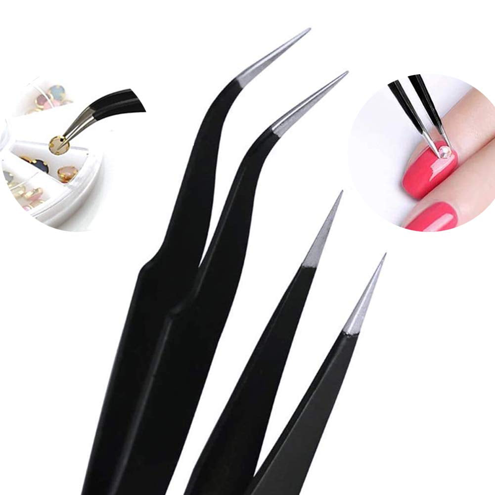 Beuniar Nail Art Rhinestone Micro Beads Pick up Tweezer and Picker Pencil Dotting Wax Pen Manicure DIY Decoration Tools Set Health & Beauty > Personal Care > Cosmetics > Cosmetic Tools > Nail Tools Beuniar   