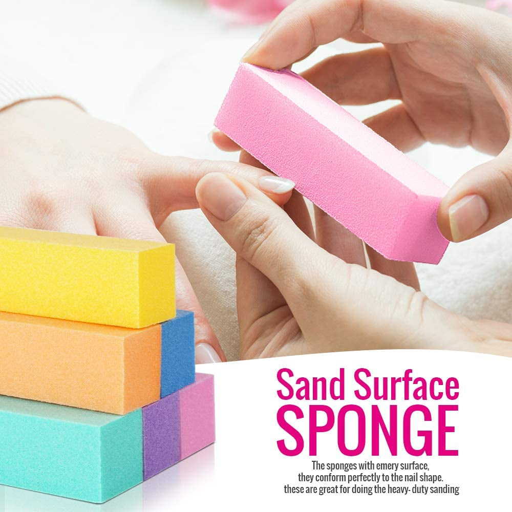 Nail Files and Buffers, Teenitor 16PCS Professional Nail Manicure Tool for Acrylic Nails, 100/180 and 120/240 Grits Emery Boards 120 Grits Nail Buffer Block for Shaping and Buffing Nails Health & Beauty > Personal Care > Cosmetics > Cosmetic Tools > Nail Tools Teenitor   