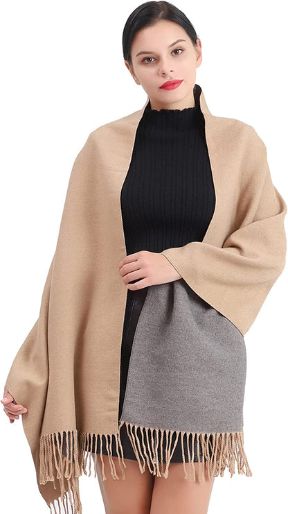 Scarves for Women Winter Warm Scarf Soft Oversized Scarfs for Womens Cashmere Large Shawl Cozy Thick Wraps Christmas Gift Apparel & Accessories > Clothing Accessories > Scarves & Shawls AKJWXN   