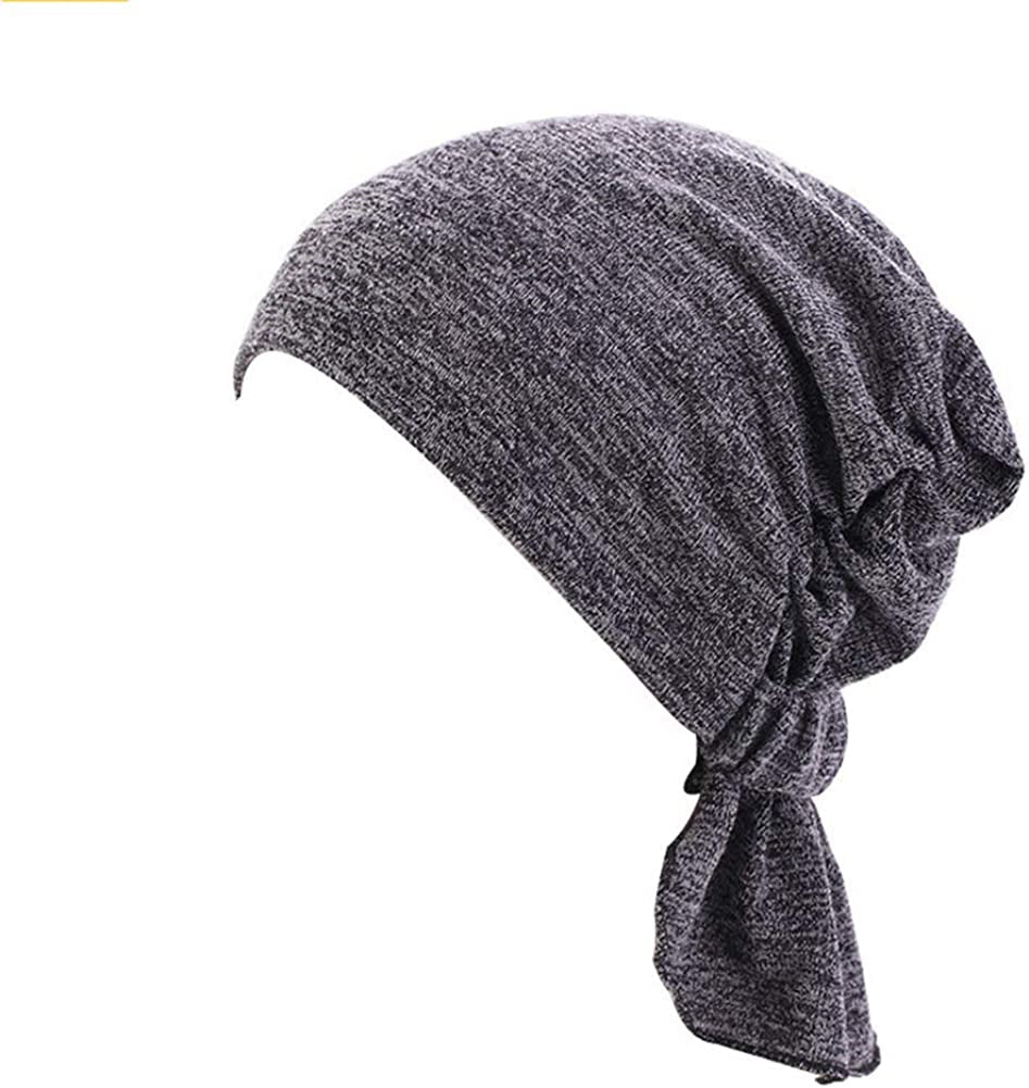 Ci-One Womens 3-Pack Cotton Knit Beanie Sleep Turban Hat Headwear for Cancer H Apparel & Accessories > Clothing Accessories > Headwear Ci-ONE   