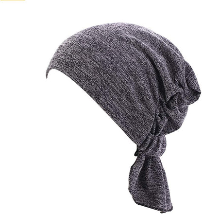 Ci-One Womens 3-Pack Cotton Knit Beanie Sleep Turban Hat Headwear for Cancer H Apparel & Accessories > Clothing Accessories > Headwear Ci-ONE   