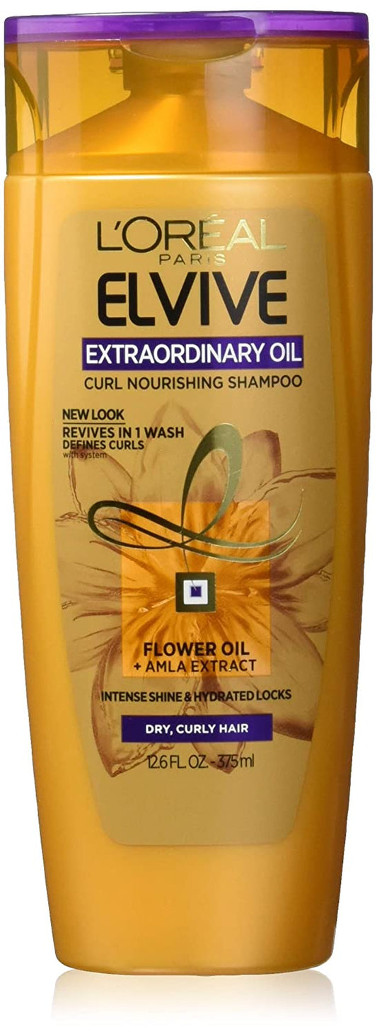 L'Oreal Paris Hair Care Advanced Extraordinary Oil Curls Shampoo, 12.6 Fluid Ounce Health & Beauty > Personal Care > Hair Care L'Oreal Paris Shampoo  